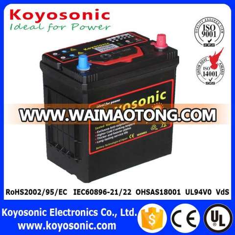 European Standard 12V 35ah Sealed Maintenance Free Car Battery