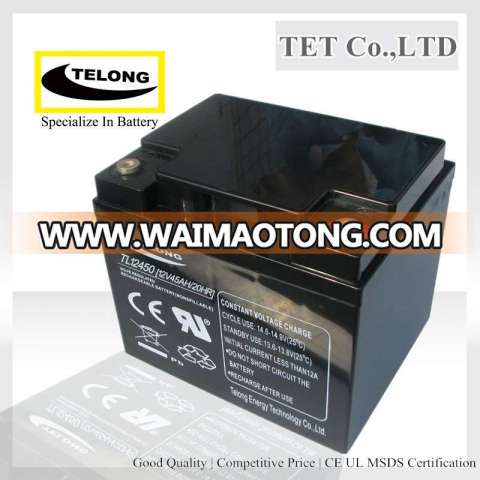 12V 45ah Deep Cycle Solar Power Battery