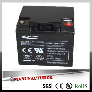 12V 45ah Deep Cycle UPS Battery for UPS Battery Cabine